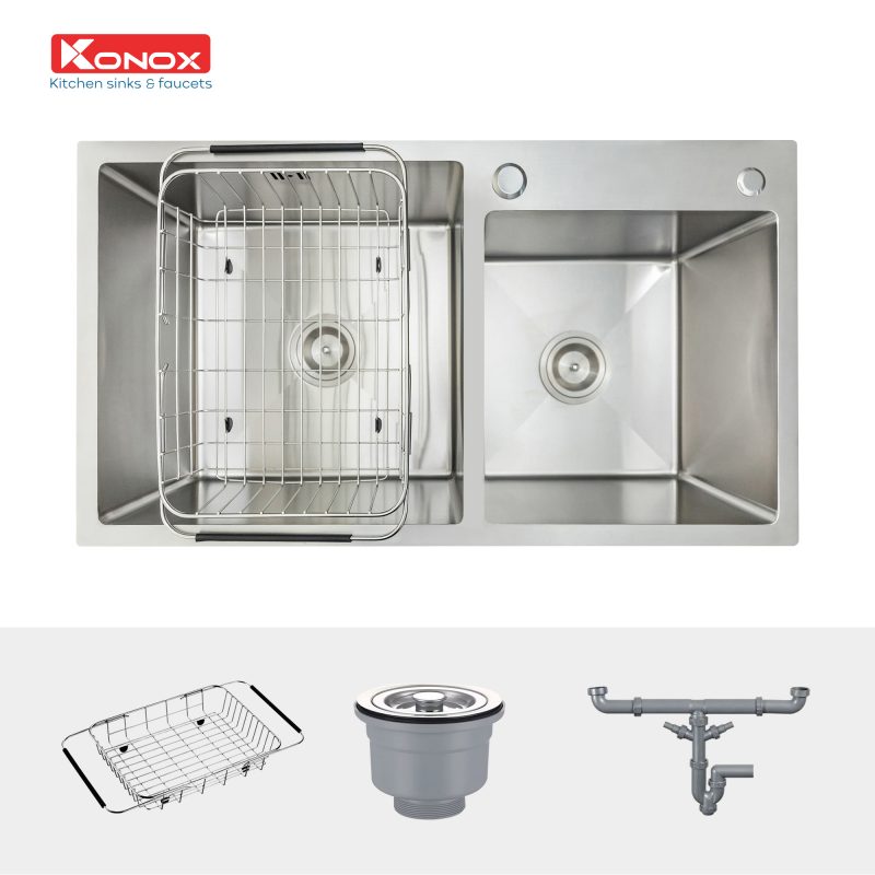 Chậu rửa bát - Kitchen Sink Konox Overmount Series Model KN8245DO
