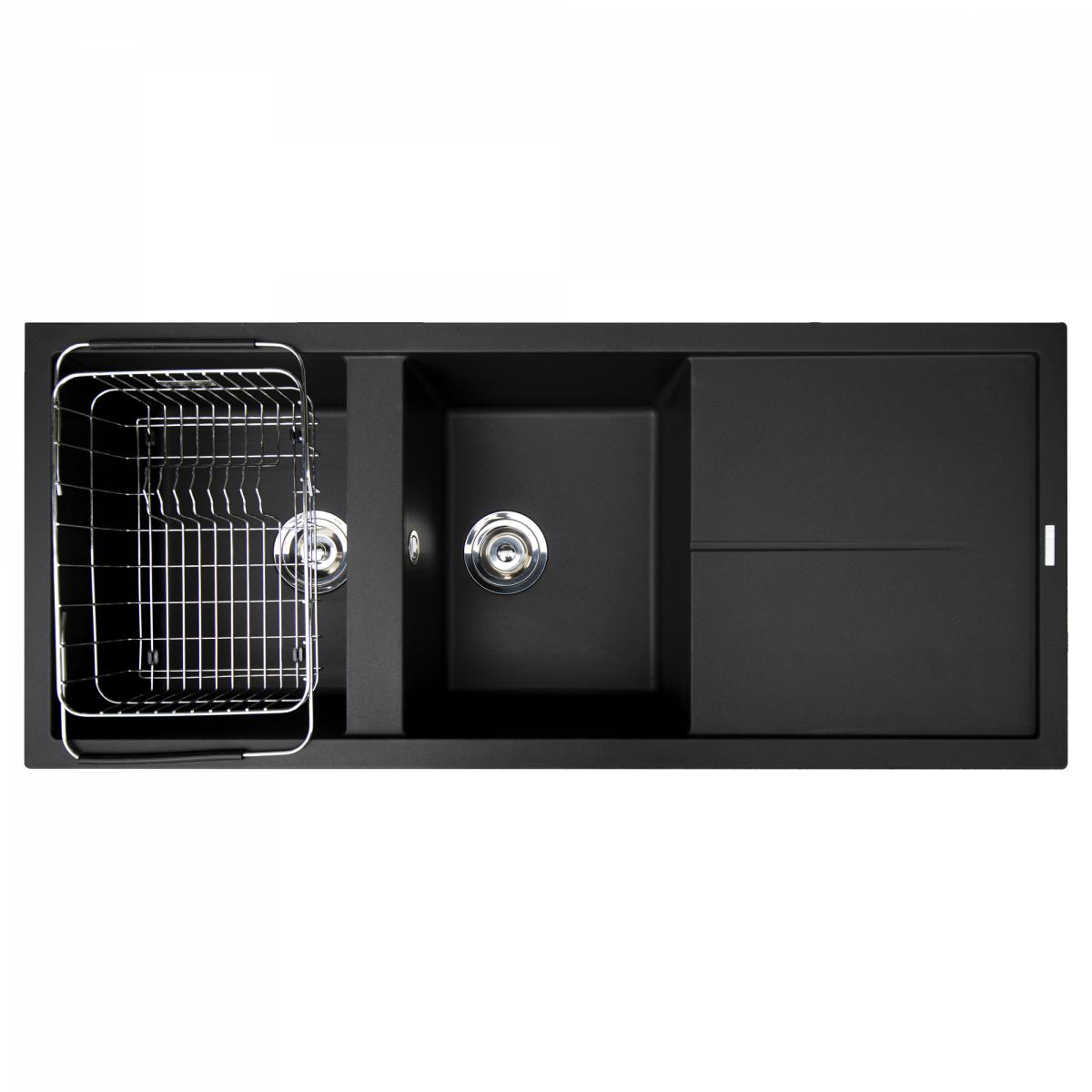 chậu rửa bát đá Granite Series Livello 1160 Black