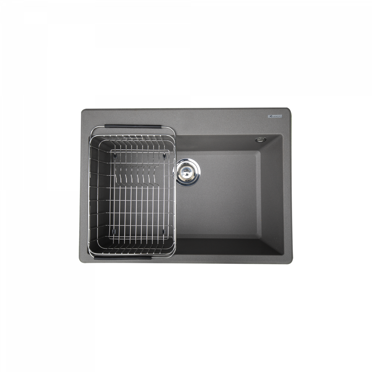 chậu rửa bát ruvita 680 grey 1