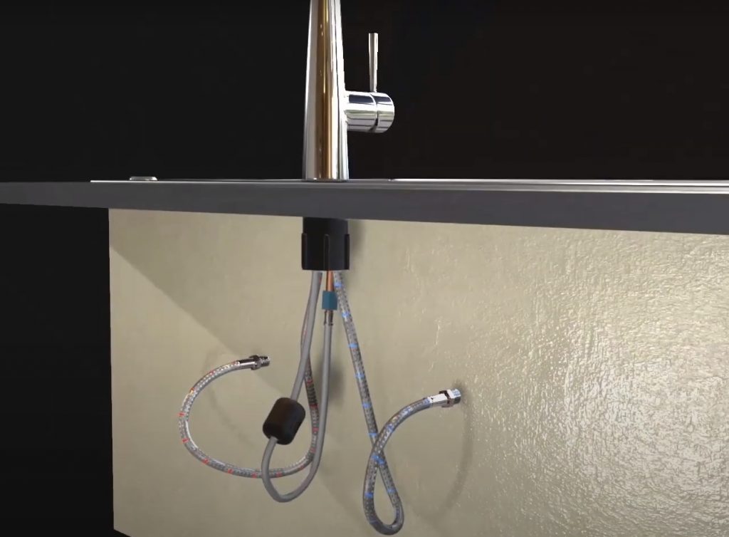 lắp vòi rửa chén đúng hướngdẫn lắp bộ vòi rửa bát