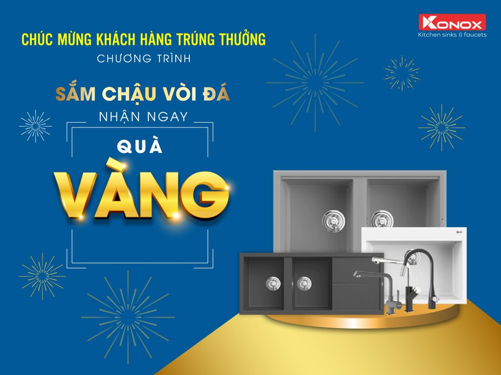 chương trình sắm chậu vòi đá - nhận ngay quà vàng