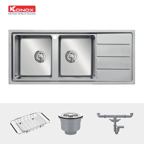 Chậu rửa bát Turkey Sink Beta 1160 và phụ kiện
