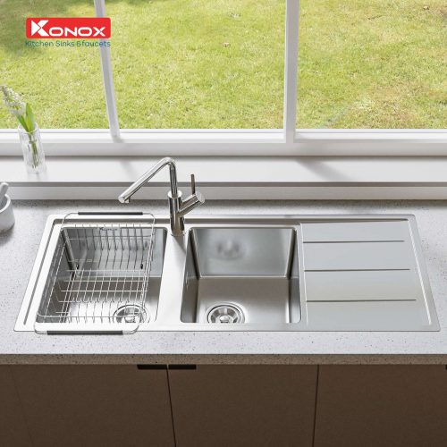 chậu rửa bát turkey sink beta 1160 bàn phải
