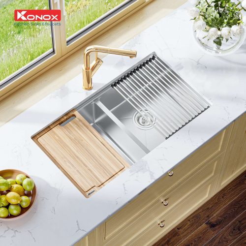 chậu rửa bát workstation sink undermount sink KN8046DUB