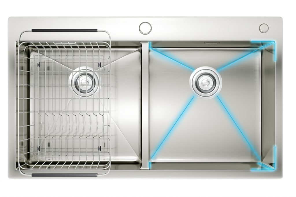 Rãnh thoát nước chậu rửa bát