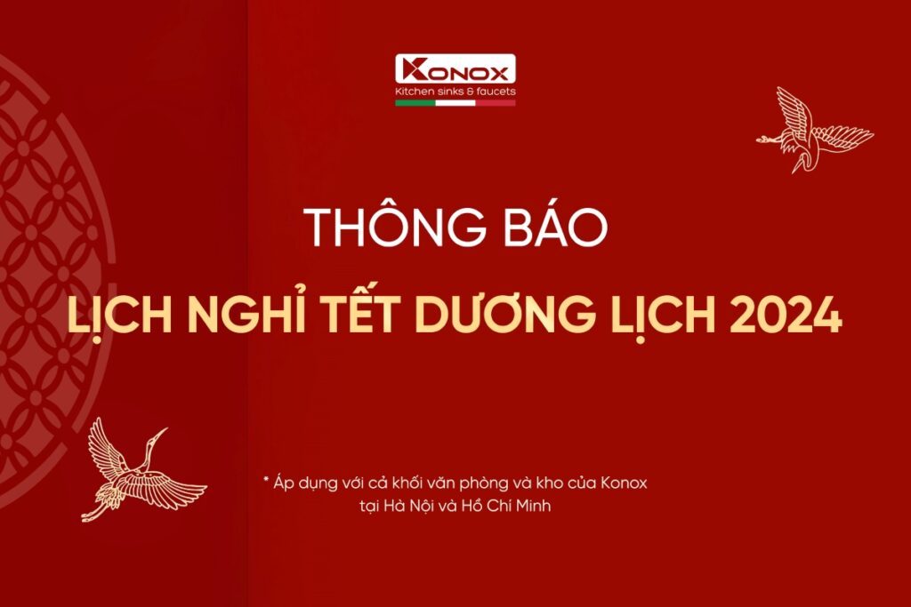 Thông báo lịch nghỉ tết dương konox 2024