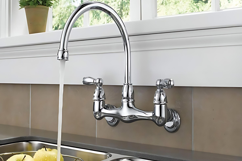 cách lắp vòi chậu rửa bát