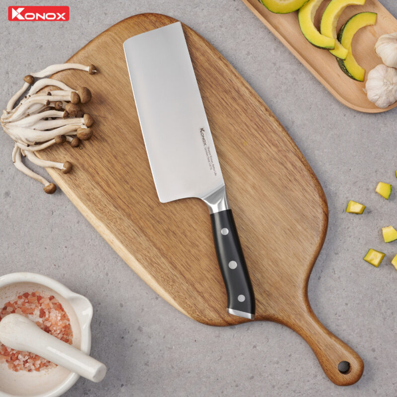 dao thái bản to thép Đức Konox Emmitt Series Chopper