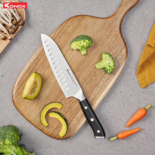dao đa năng thép Đức Konox Emmitt Santoku