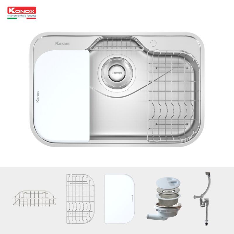 Chậu rửa bát chống xước phong cách Nhật Tari 7851SR