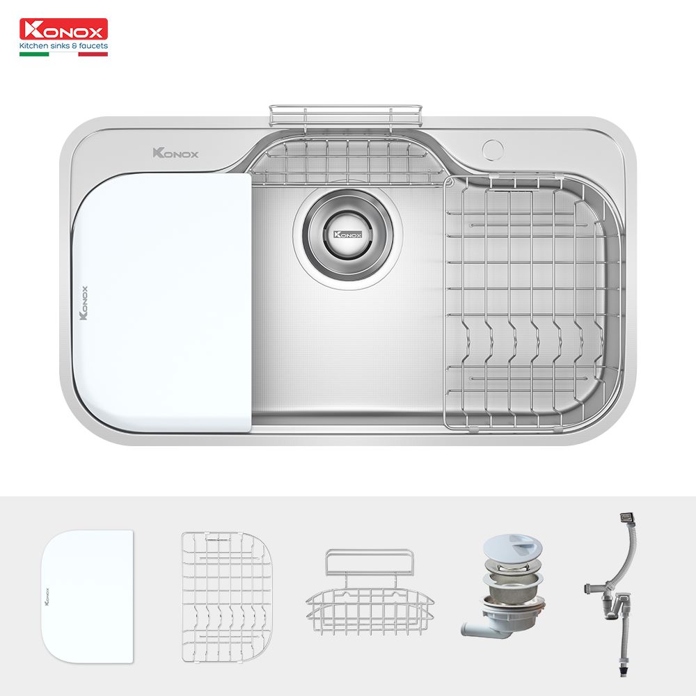 Chậu rửa bát chống xước phong cách Nhật Tari 7851SR