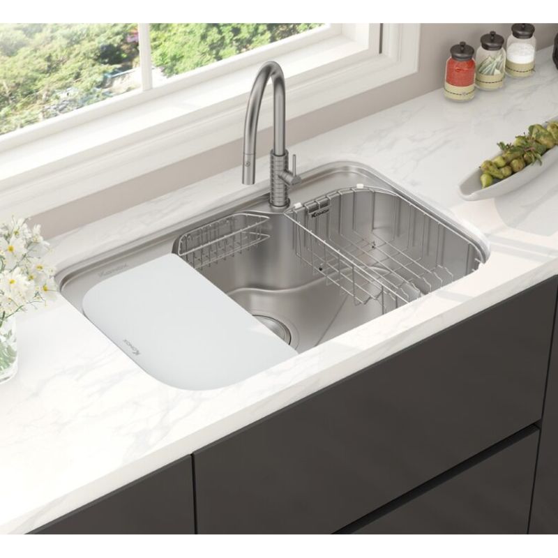 ảnh thực tế chậu rửa bát Konox Tari 7851SR