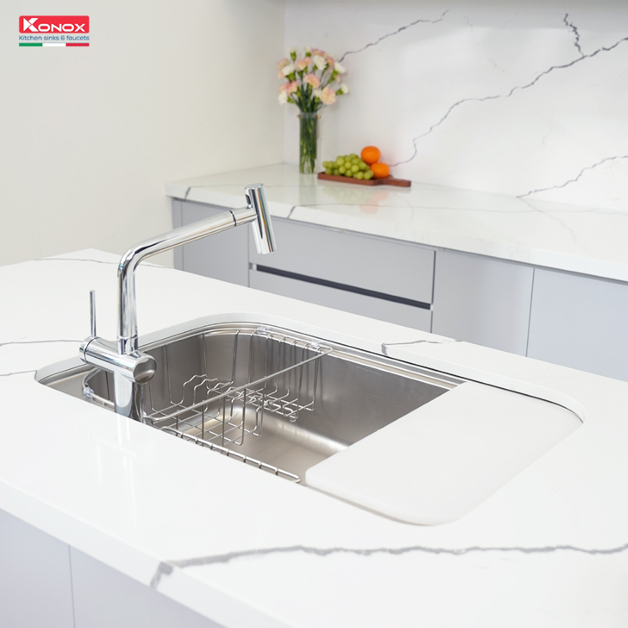 chaậu rửa bát 1 hố phong cách Nhật Bản Tari 7861SR