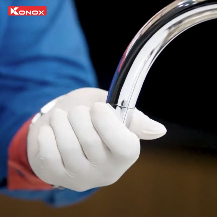 konox hướng dẫn tháo đầu vòi rửa bát