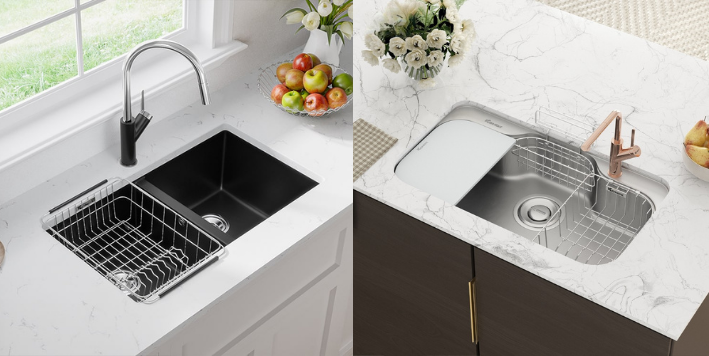 nên dùng chậu rửa bát đá hay inox