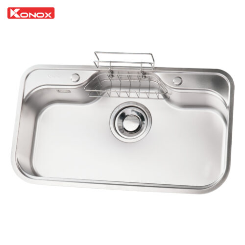 Chậu rửa bát inox 1 hố bề mặt mịn Konox Tari 9051SM