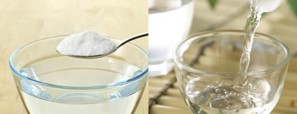 Ngâm và rửa rau củ quả trong nước muối/giấm