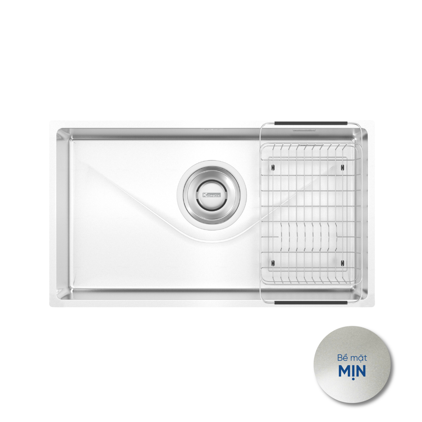 TARI 800SM | Konox | Chậu rửa bát phong cách Nhật bề mặt mịn
