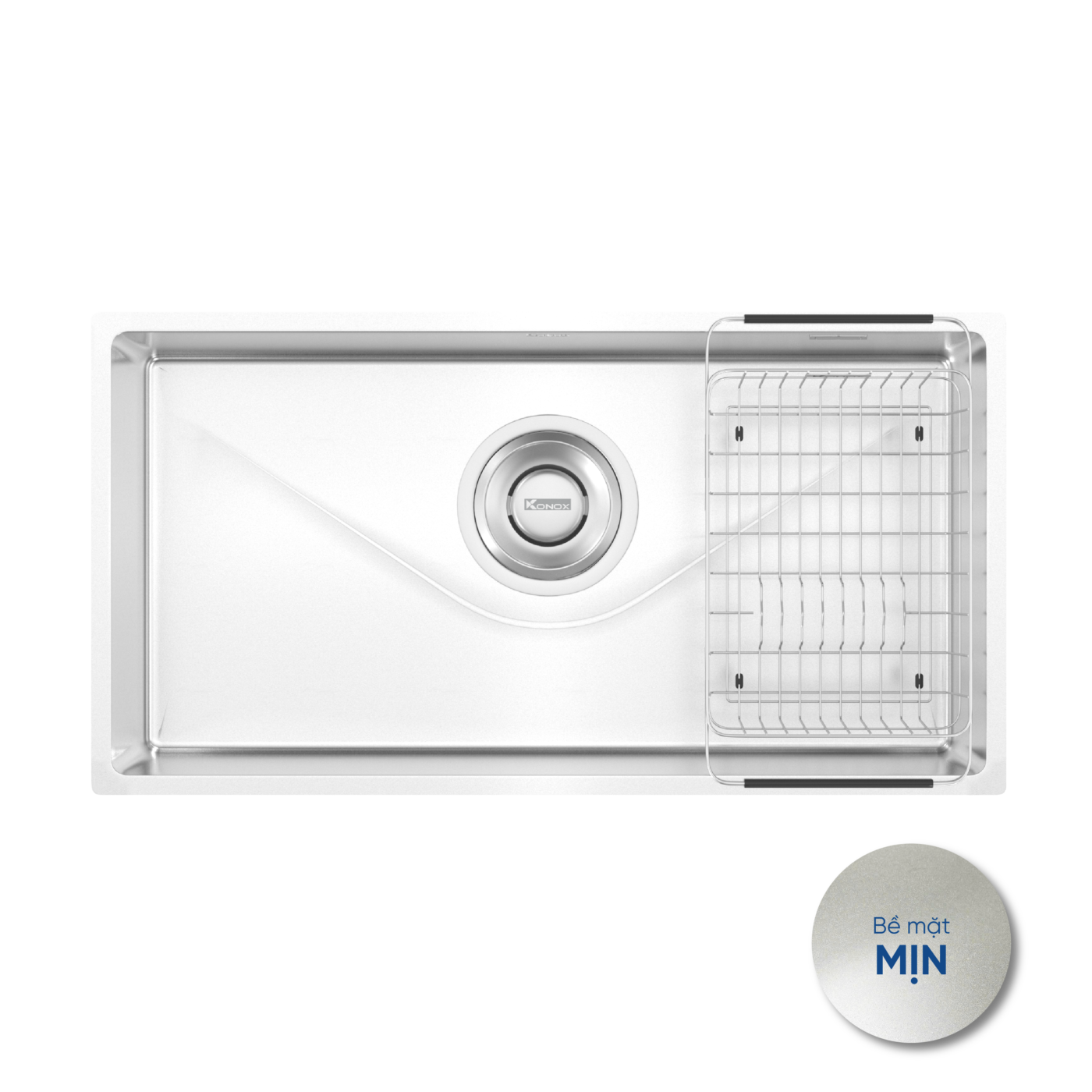 TARI 870SM | Konox | Chậu rửa bát phong cách Nhật bề mặt mịn