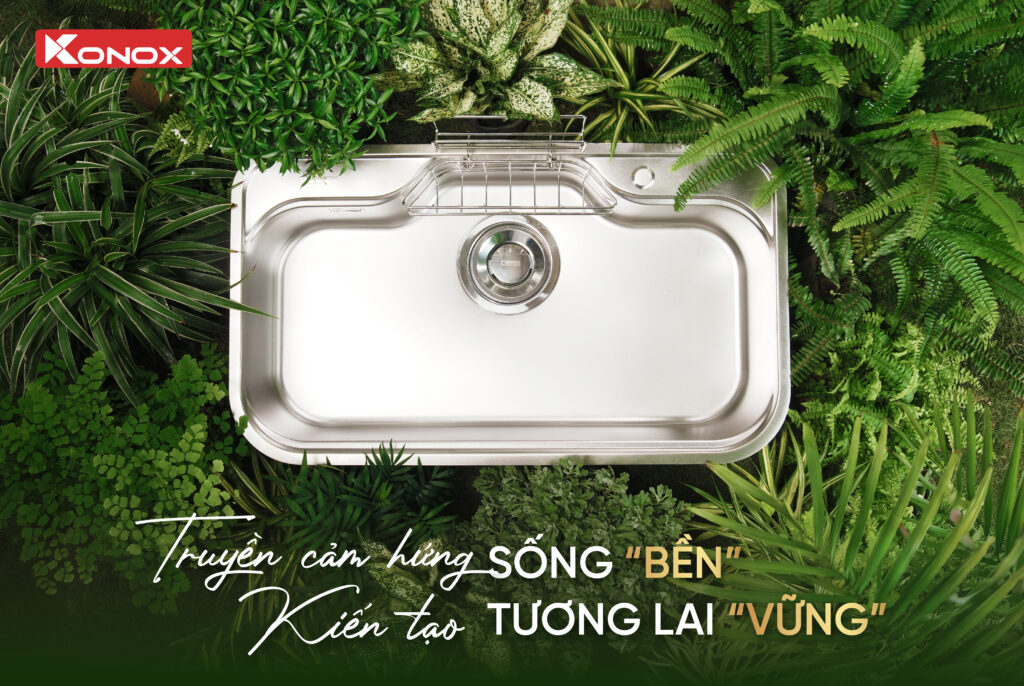 chậu rửa bát tari series truyền cảm hứng sống bền