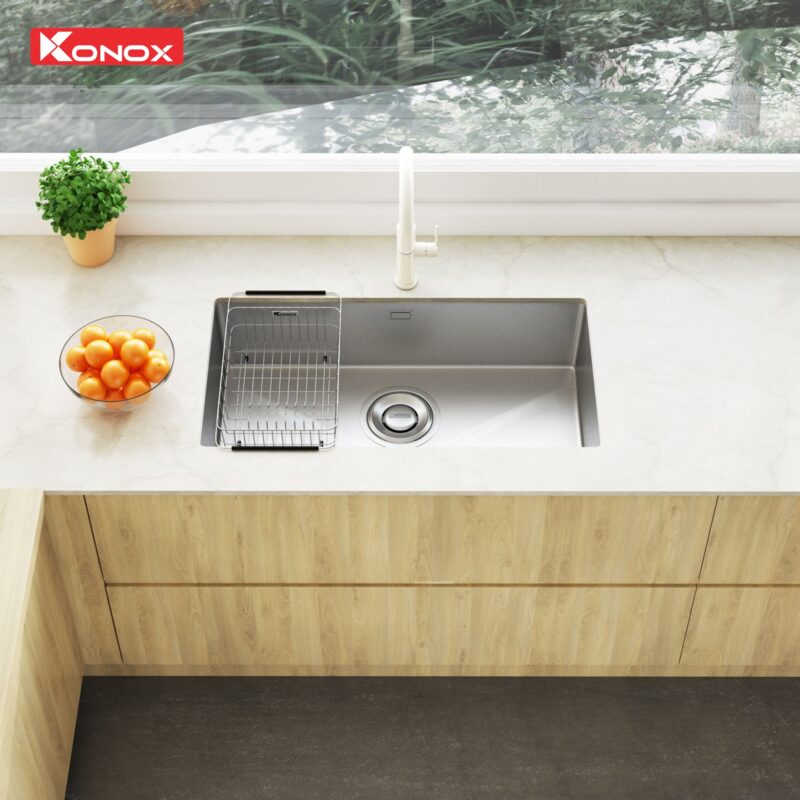 Chậu rửa bát phong cách Nhật bề mặt mịn Tari 870SM