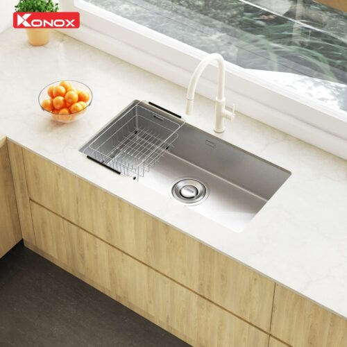 Chậu rửa bát phong cách Nhật bề mặt mịn Tari 870SM