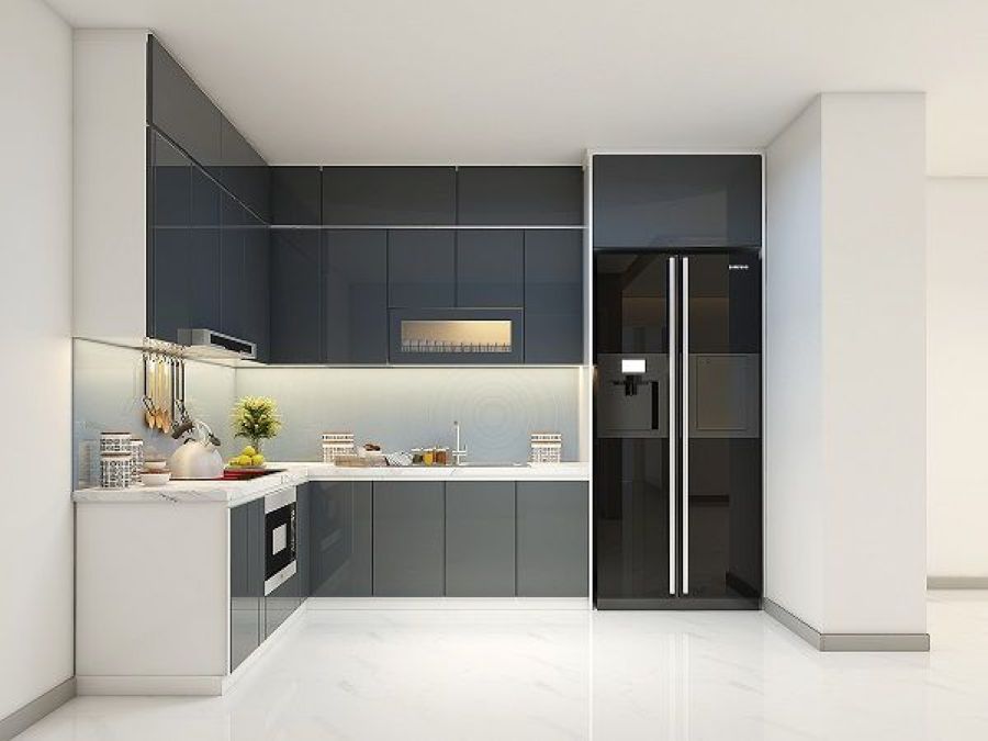 kích thước tủ bếp chữ l tiêu chuẩn