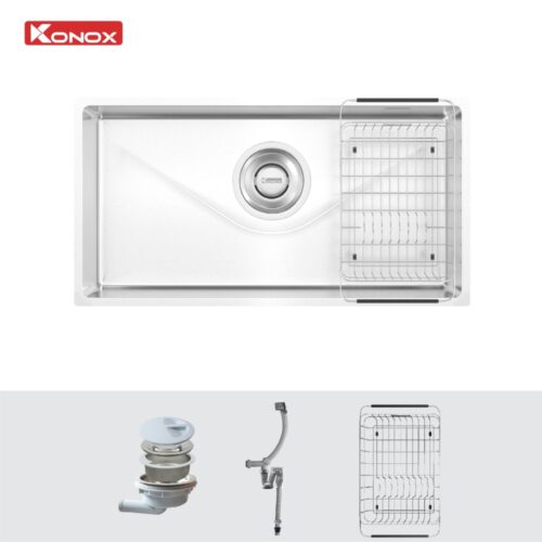 phụ kiện chậu rửa bát 1 hố bề mặt mịn Tari 870SM