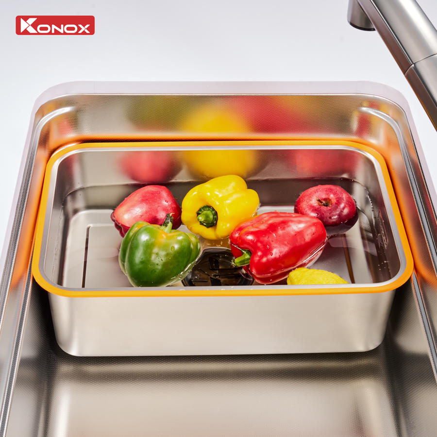 colander-chau-rua-bat-Konox-Dekor-8047SU Colander chậu rửa bát Konox Tari Smart 8047