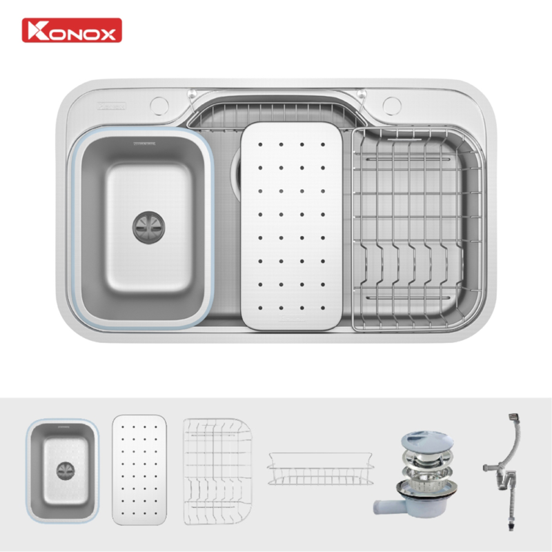 Phụ kiện chậu rửa bát chống xước Dekor 8048SU
