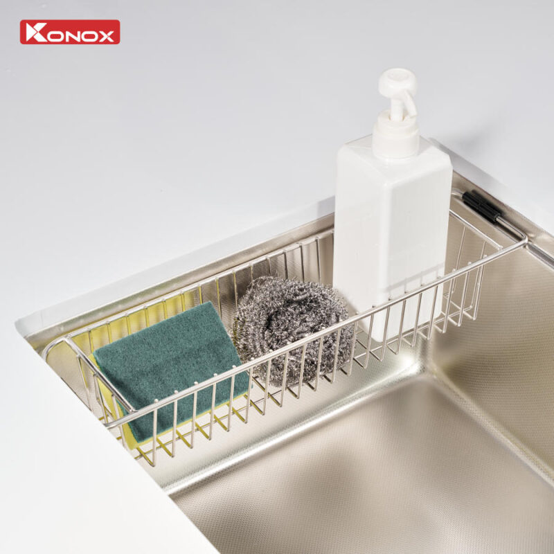 rổ phụ chậu rửa bát 1 hố chống xước Dekor 8044SU
