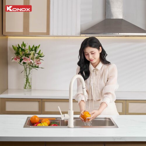 Chậu rửa bát 2 hố cân r50 Tari 7851TD
