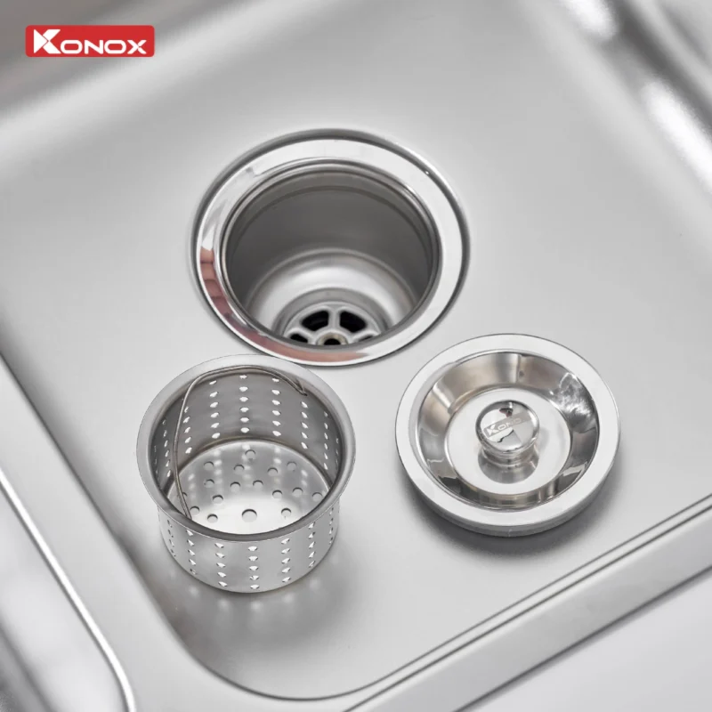 Chậu rửa bát 2 hố cân r50 Tari 7851TD