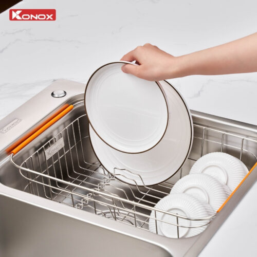 Chậu rửa bát 2 hố lệch R50 Tari 8251TD
