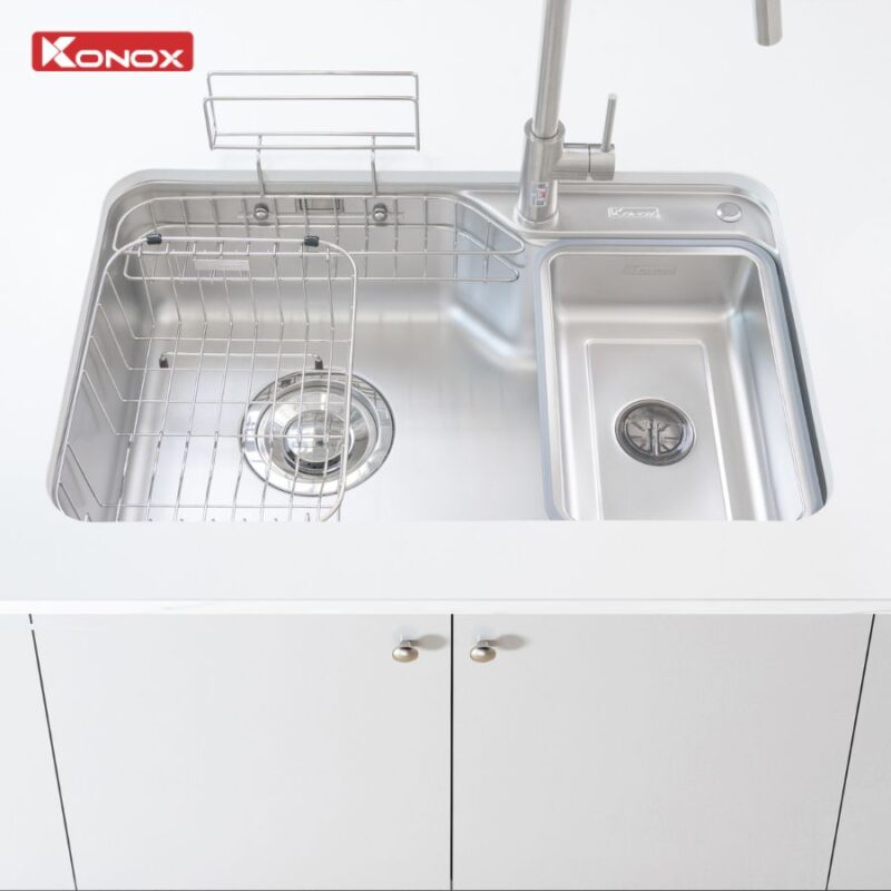 Chậu rửa bát phong cách Nhật bề mặt mịn Tari 8050SM
