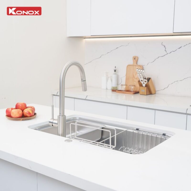 Chậu rửa bát phong cách Nhật bề mặt mịn Tari 8050SM