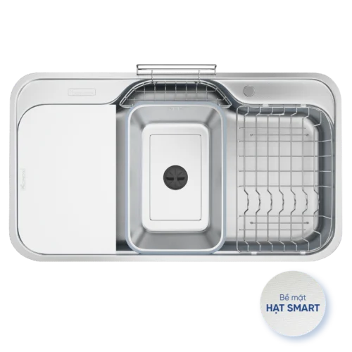 Chậu rửa bát 1 hố chống xước phong cách Nhật Konox Tari Smart 9051
