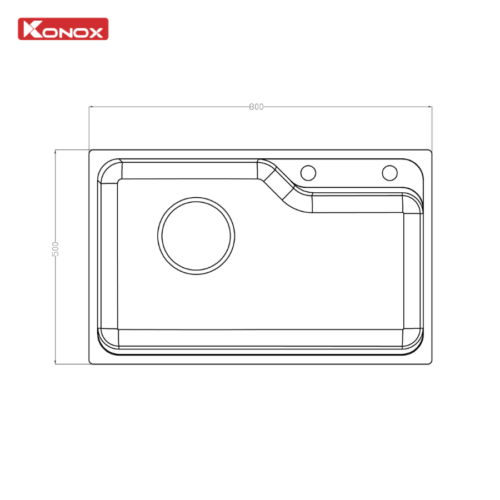 bản vẽ thiết kế chậu 8050