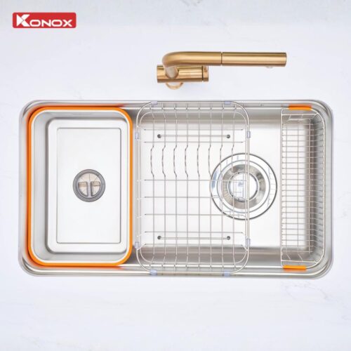 Chậu rửa bát 1 hố cá nhân hóa tarismart 8047PP