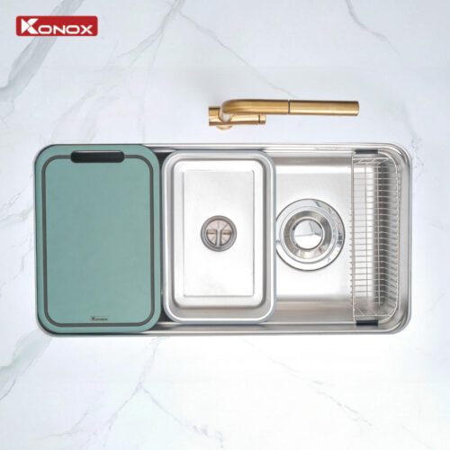 chậu rửa bát 1 hố cá nhân hóa Tari Smart 8847PP