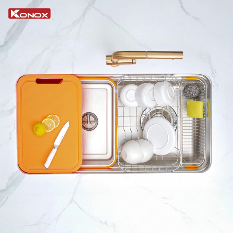 chậu rửa bát 1 hố cá nhân hóa Tari Smart 8847PP