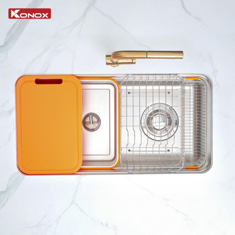 chậu rửa bát 1 hố cá nhân hóa Tari Smart 8847PP