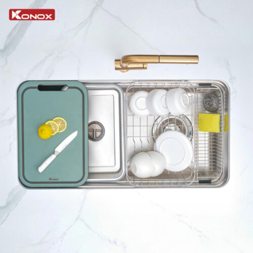 chậu rửa bát 1 hố cá nhân hóa Tari Smart 8847PP
