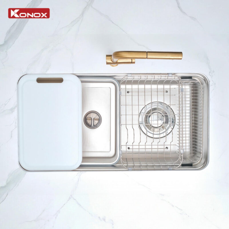 chậu rửa bát 1 hố cá nhân hóa Tari Smart 8847PP