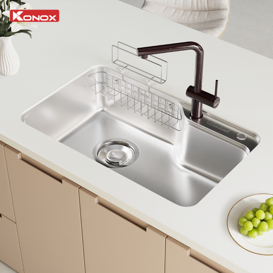 Chậu rửa bát phong cách Nhật bề mặt mịn Tari 8050SM