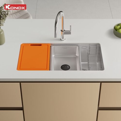 Chậu rửa bát 1 hố chống xước Dekor 7844SU