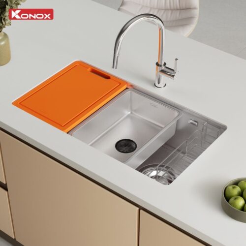 Chậu rửa bát 1 hố chống xước Dekor 7844SU